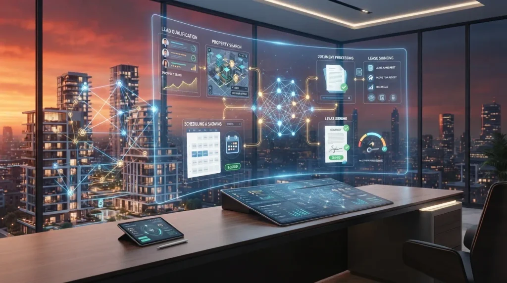 Agentic AI automating real estate workflows and transactions- AI in Real Estate 