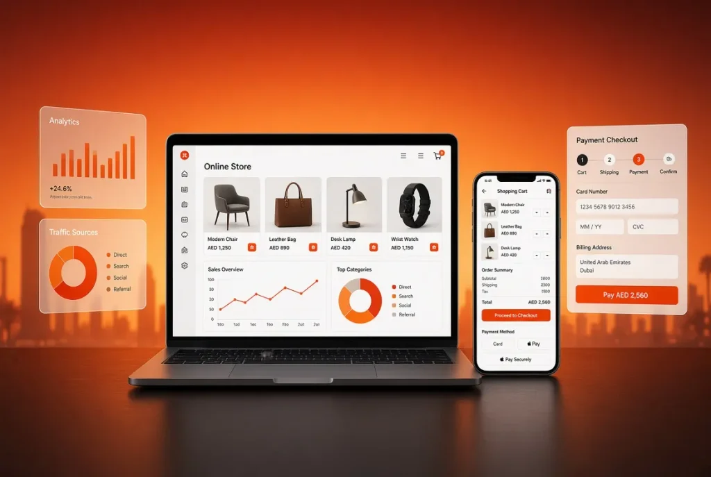 E-commerce website development cost in UAE- E-commerce Website Development Cost in UAE 2026