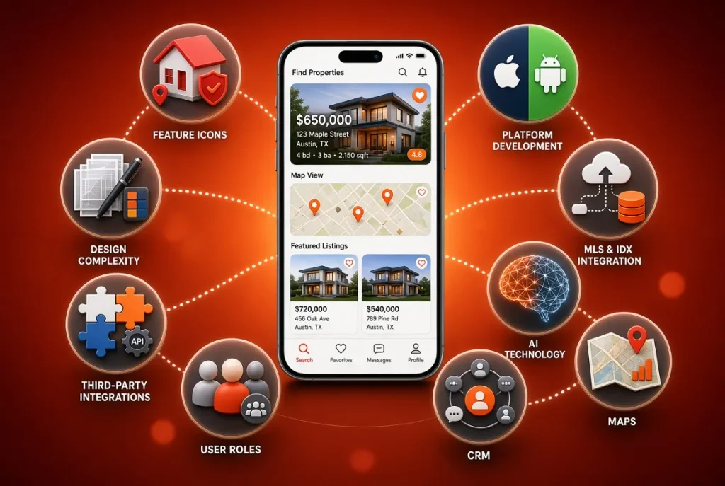 Factors that affect real estate app development cost