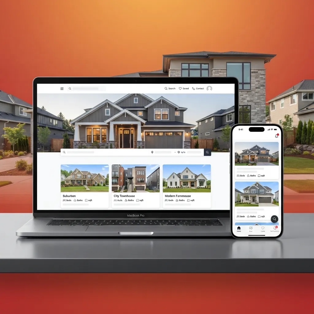 Real estate website versus mobile app for property search - Real Estate Website Development Cost
